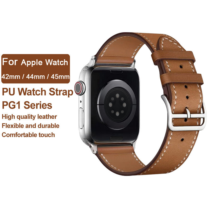 IMAK PG1 Series PU Leather Watchband Adjustable Watch Strap for Apple Watch Ultra 49mm Ultra 2 49mm Series 9 45mm SE (2023) 44mm Series 8 45mm 7 45mm Series 4 5 6 SE 44mm SE (2022) 44mm Series 1 2 3 42mm IMAK PG1 Series PU Leather Watchband Adjustable Watch Strap for Apple Watch Ultra 49mm Ultra 2 49mm Series 9 45mm SE (2023) 44mm Series 8 45mm 7 45mm Series 4 5 6 SE 44mm SE (2022) 44mm Series 1 2 3 42mm